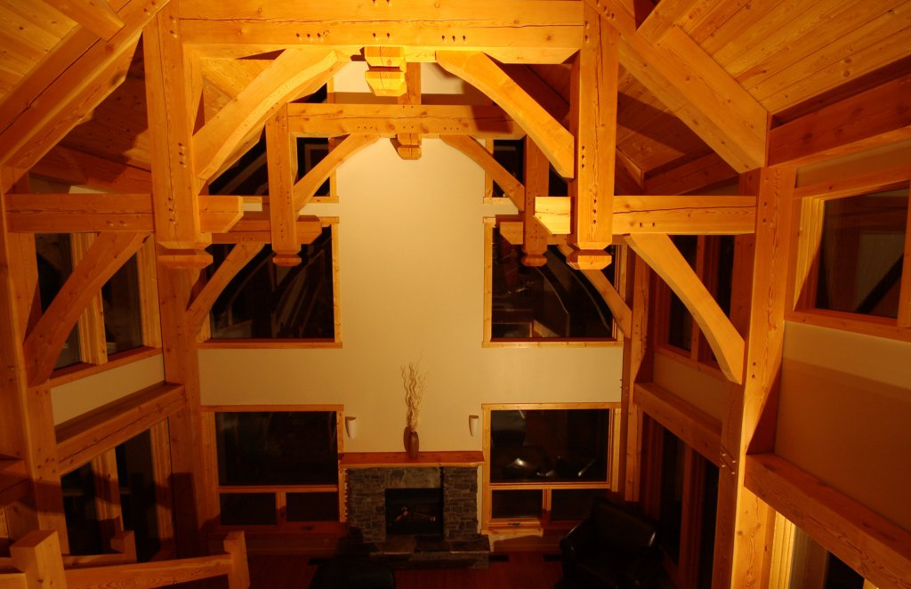 contractor in golden bc, custom timber frame construction