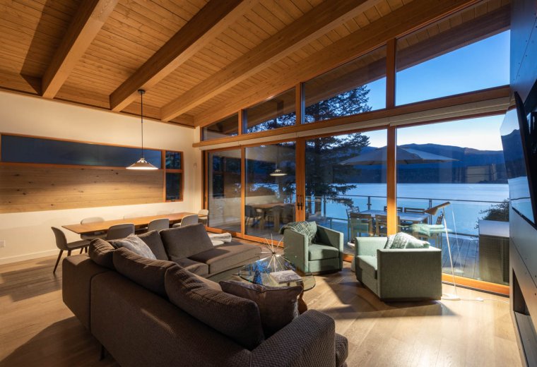 modern timber residence at windermere lake